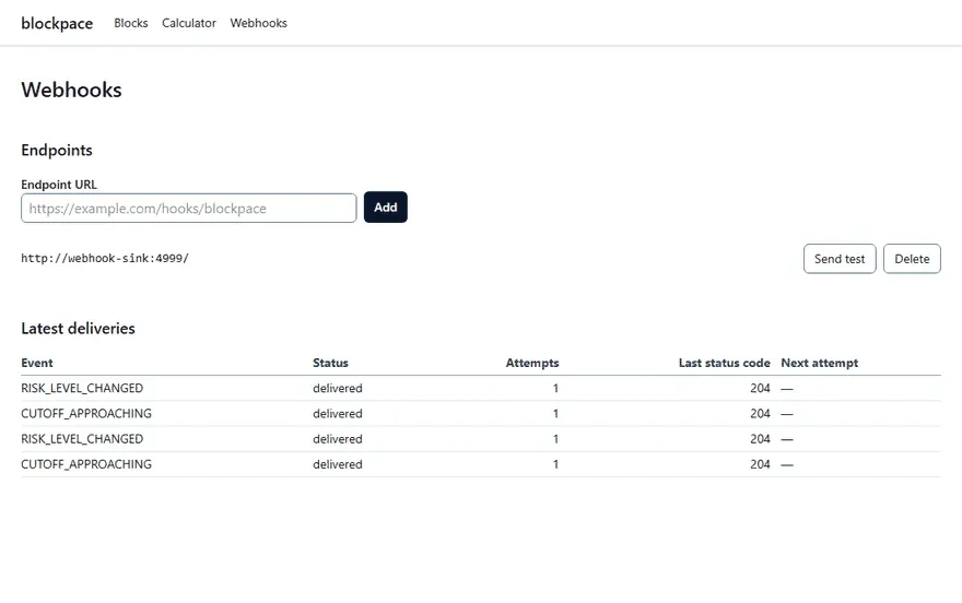 Blockpace: screen 4 of 5