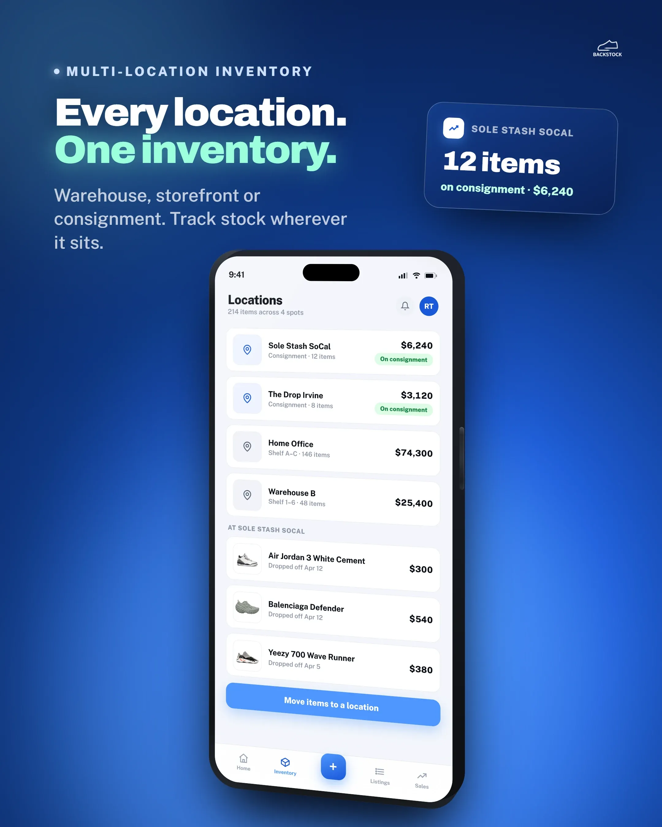 Backstock: Every location. One inventory.